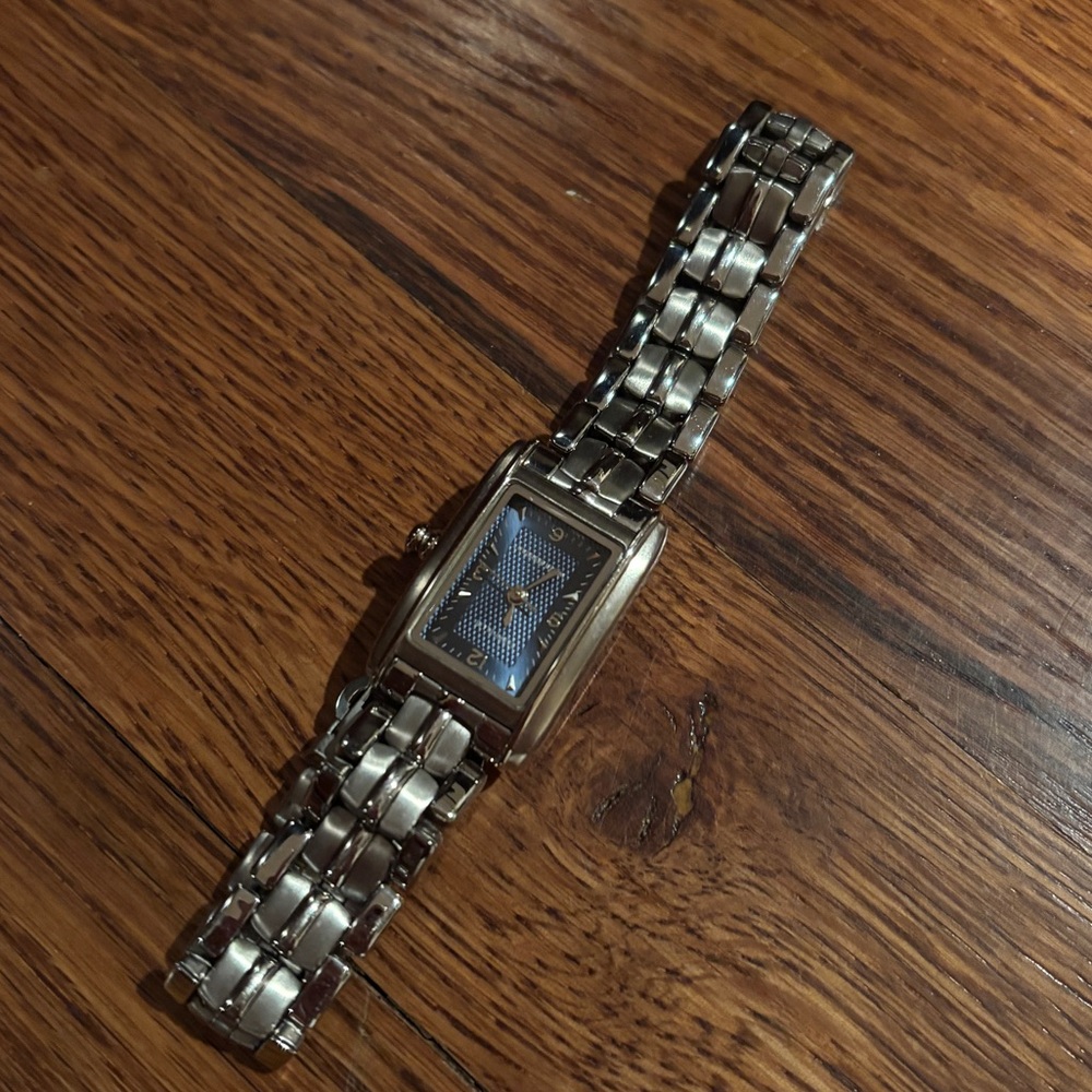 Perry Ellis Silver and Blue Women's Watch